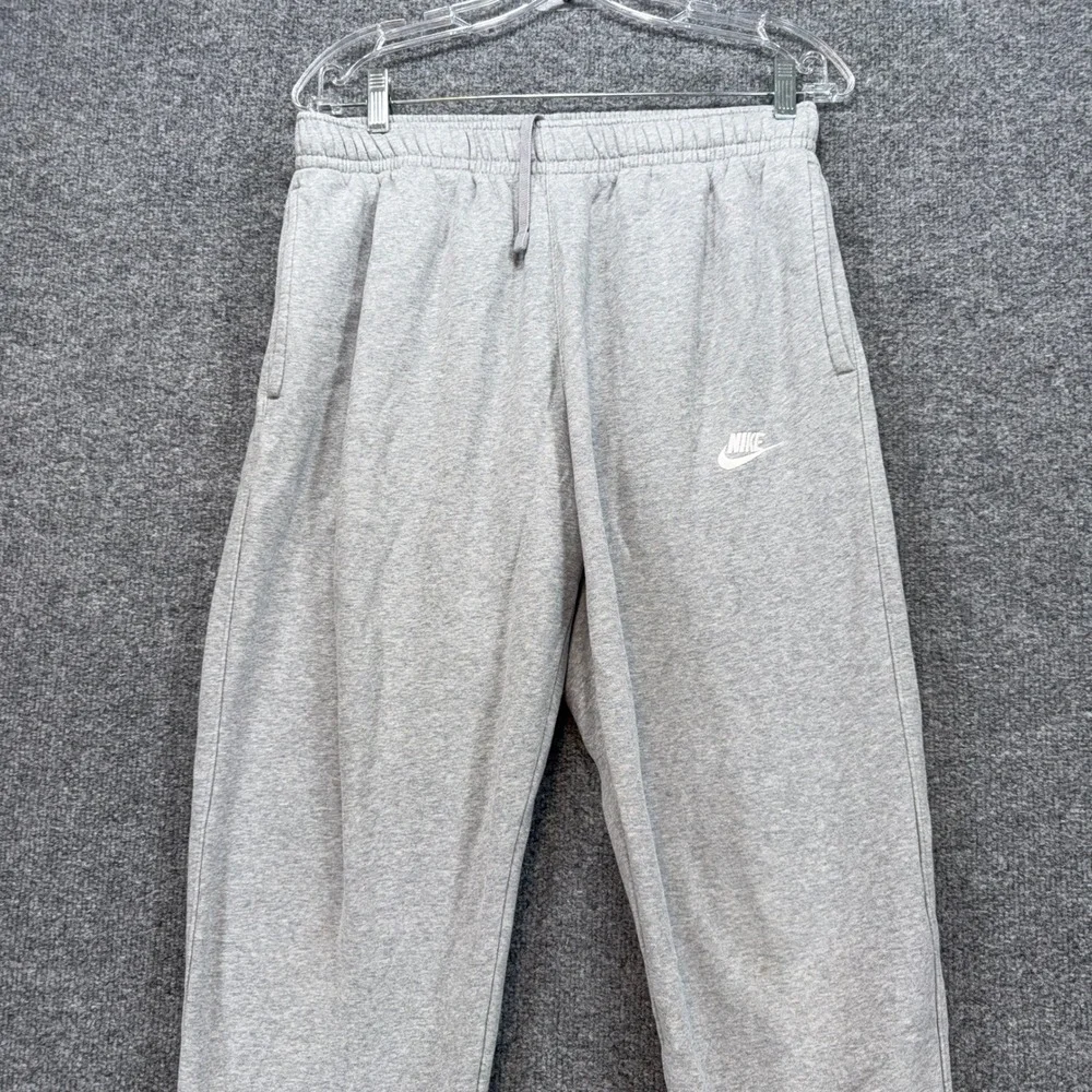 Nike Sweatpants Boys Large Gray Fleece Youth Kids Active Lounge Sportswear